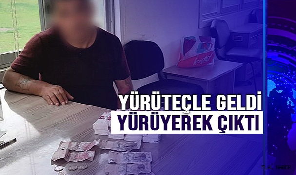 Zabıtaların Yakaladığı Dilenci Yürüteçle Geldi, Yürüyerek Çıktı