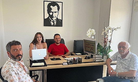15 Eylül Gazeteciler Cemiyeti'nden Gerze Postası'na Ziyaret