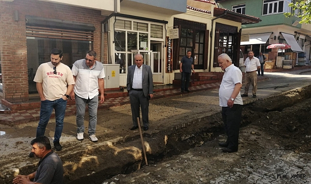 Boyabat’ta Doğalgaz Çalışmaları Devam Ediyor