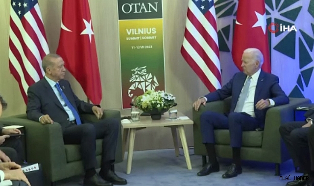 Cumhurbaşkanı Erdoğan, ABD Başkanı Biden ile görüştü