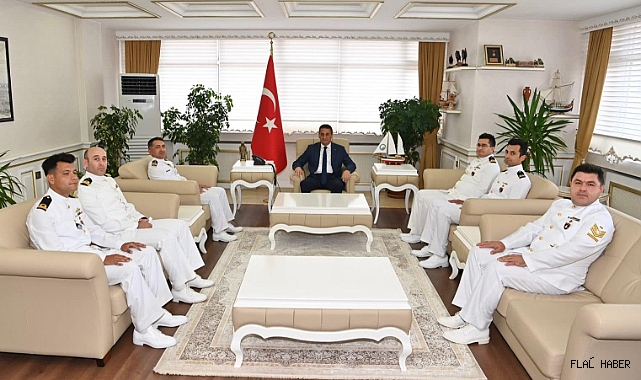 DENİZ KUVVETLERİ’NDEN KARAÖMEROĞLU’NA ZİYARET!