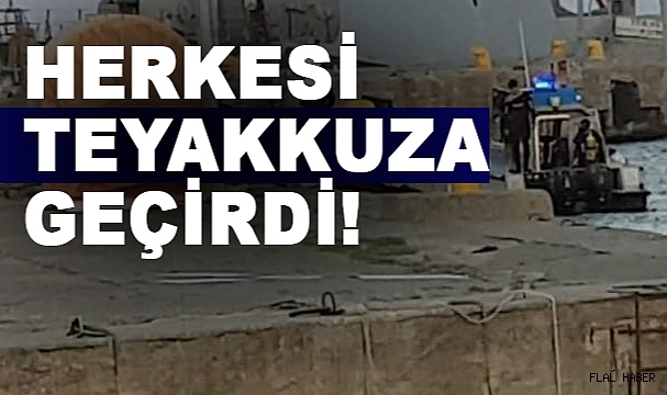 DENİZ POLİSİ JET HIZIYLA ARAMAYA BAŞLADI!