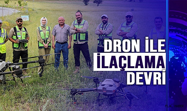 Drone İle İlaçlama Devri