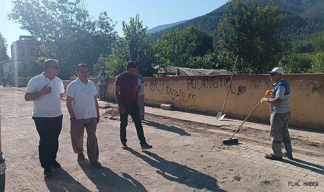 Durağan’da üstyapı çalışmaları
