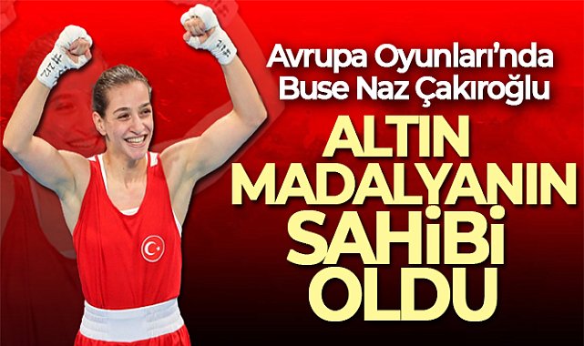 Emine Arslan ve Buse Naz Çakıroğlu'ndan Avrupa oyunlarında altın madalya sevinci!