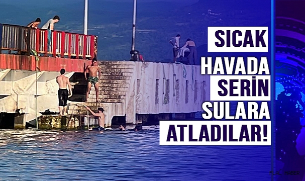 Gençler Denizin Tadını Çıkarttı
