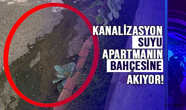 KANALİZASYON SUYUNA ÇÖZÜM ARIYORLAR!