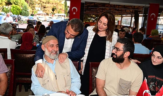KARAÖMEROĞLU ŞEHİT AİLELERİ VE GAZİLER İLE BİR ARAYA GELDİ