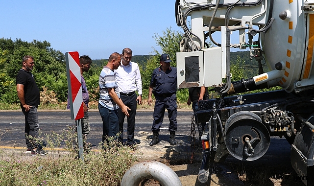 KAYMAKAM DÜZGÜN İÇME SUYU DEPOSUNDA İNCELEMELERDE BULUNDU