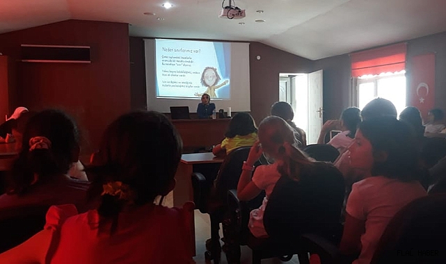 ÖĞRENCİLERE SEMİNER DÜZENLENDİ