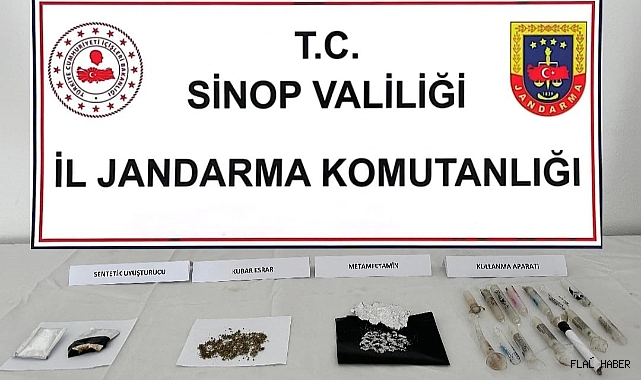 Sinop’ta uyuşturucu operasyonu