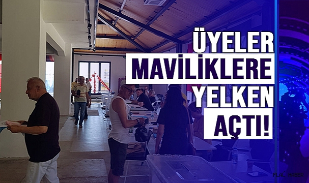 ÜYELER MAVİLİKLERE YELKEN AÇTI!