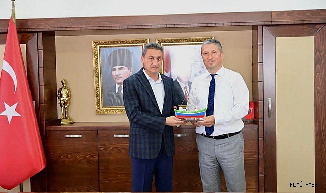 Ziraat Bankası Sinop Şube Müdürü Fikret Akbaş’tan Karaömeroğlu’na Ziyaret