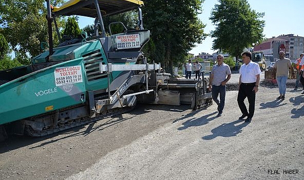ASFALTLAMA ÇALIŞMALARI BAŞLADI