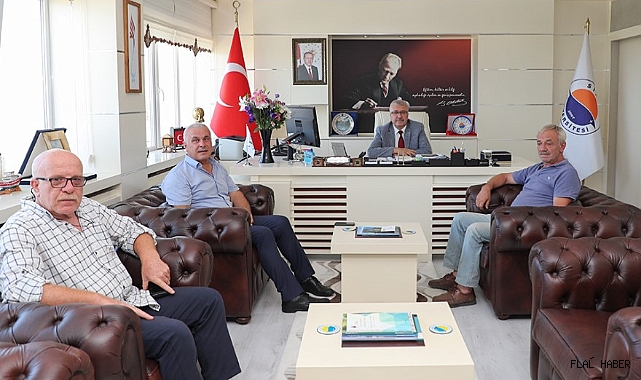 ESNAF VE SANATKARLAR ODASI BAŞKANINDAN REKTÖRE ZİYARET