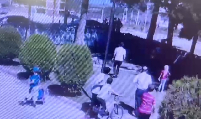 İmama saldığı görüntüleri kamerada