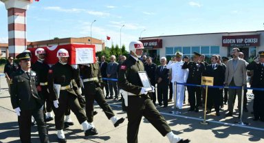 Ordulu şehidin naaşı Samsun'a getirildi