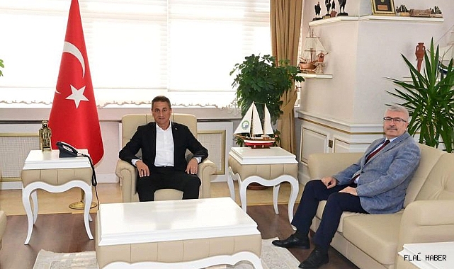 REKTÖRDEN VALİ KARAÖMEROĞLU’NA ZİYARET