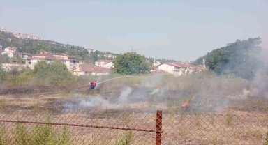 Sıcak hava yangına neden oldu