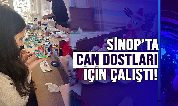 SİNOP’TA CAN DOSTLARI İÇİN ÇALIŞTI!