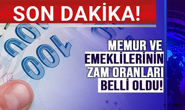 ZAM ORANLARI BELLİ OLDU