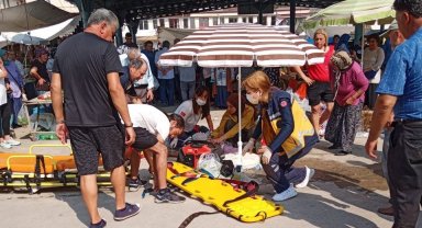 Alışveriş yapmak için için gittiği semt pazarında fenalaşan vatandaş hayatını kaybetti