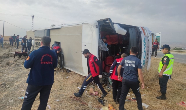 Amasya'da otobüs kazası: Çok sayıda yaralı var