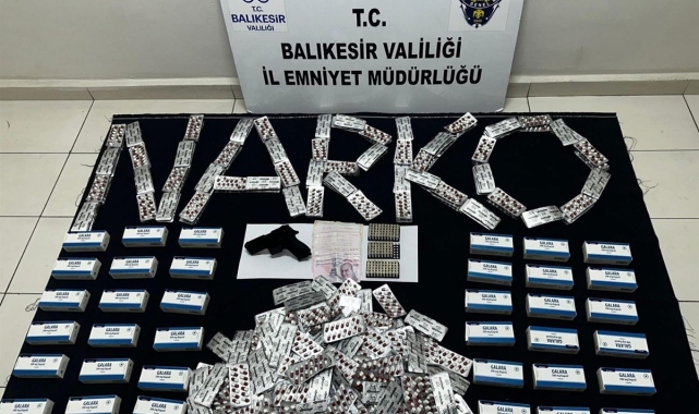 Balıkesir'de uyuşturucu operasyonu