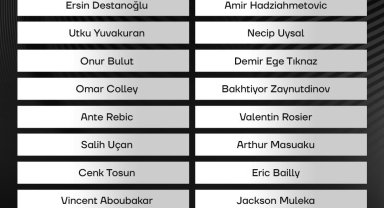 Beşiktaş'ın, Brugge maçı kamp kadrosu açıklandı