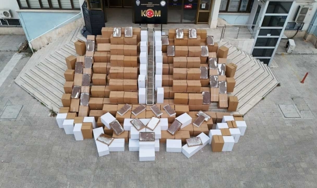 Denizli'de 4 milyon 310 bin adet sarma sigara ele geçirildi