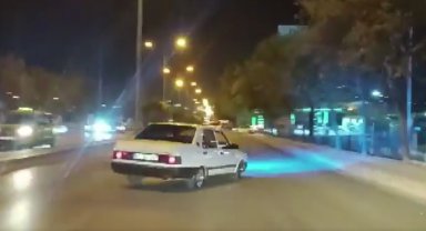 Drift attı, cezası ağır oldu: Otomobil trafikten men edildi
