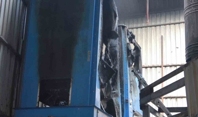 Fabrika yangınında facianın eşiğinden dönüldü