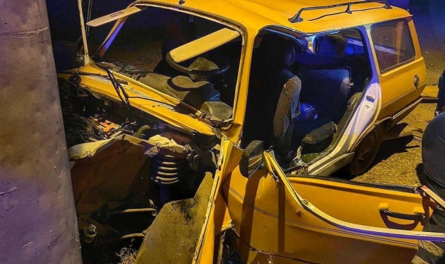 Feci kazada ağır yaralanan sürücü yaşam savaşına yenik düştü
