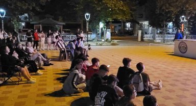 'Filenin Sultanları'nın Avrupa şampiyonluğunu dev ekranda izlediler