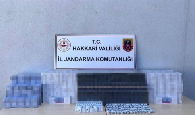 Hakkari'de kaçakçılık operasyonu