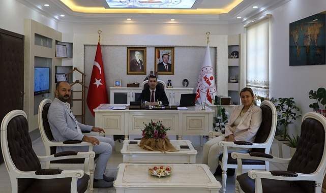 YASİN KARAGÜL KAYMAKAM DÜZGÜN'Ü ZİYARET ETTİ
