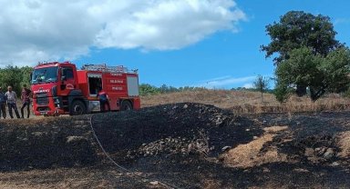 Kastamonu'da anız yangını