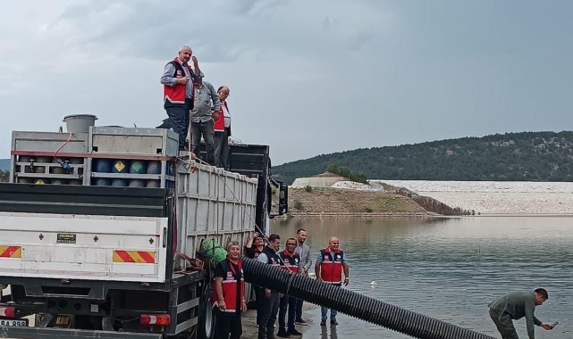 Kastamonu'da göletlere 1 milyon balık salındı