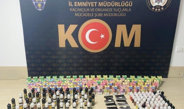 Kastamonu'da yüzlerce makaron ele geçirildi