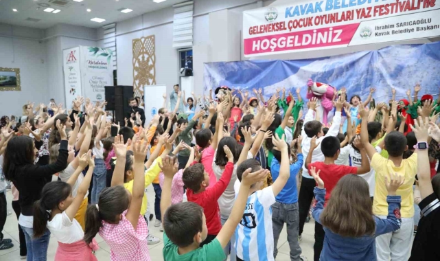 Kavak'ta çocuk festivali