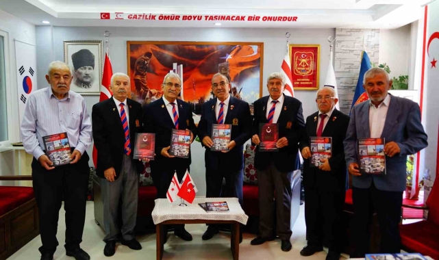 Kıbrıs gazilerinin anıları kitapta toplandı