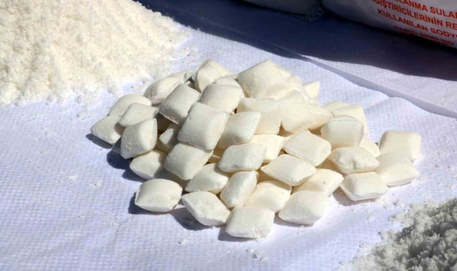Küp şekerden sonra tablet tuz üretimine de geçildi