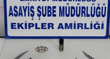 Kütahya'da polisin "Dar Bölge" uygulaması