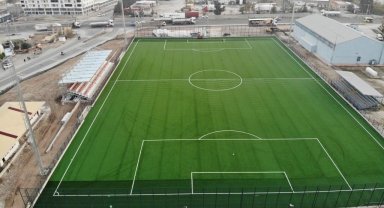 Nusaybin stadyumuna 500 kişilik yeni tribün müjdesi