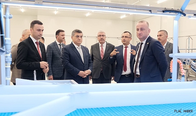 Rektör Taşdemir “Su Ürünleri İşleme, Şoklama ve Depolama Tesisini Gezdi