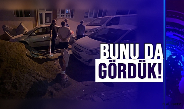 Sinop'ta Bir Araç Kuma Saplandı