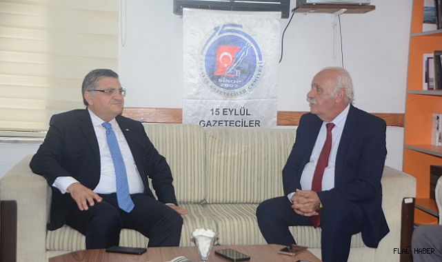 SİNOP VALİSİ ÖZARSLAN TEMASLARINI SÜRDÜRÜYOR