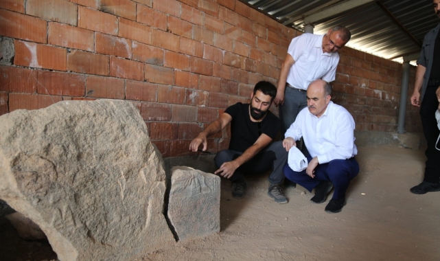 Vali Dağlı'dan Ortaköy antik kentinde inceleme