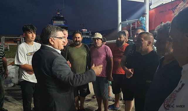 VALİ ÖZARSLAN, BALIKÇI BARINAĞINDA