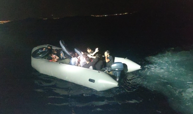 22 düzensiz göçmen yakalandı